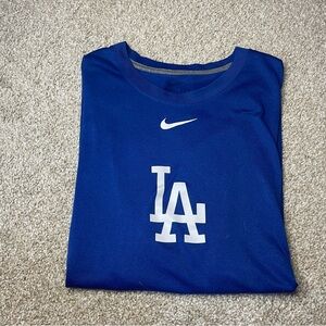Blue LA Dodgers medium dri-fit tshirt.